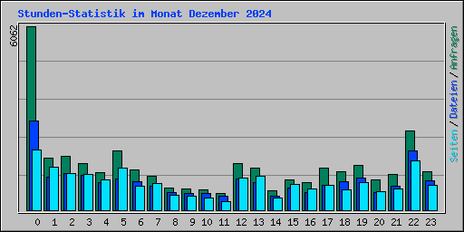 Stunden-Statistik im Monat Dezember 2024